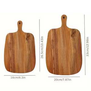 Tabla de Cortar de Madera de Diseño de Lujo, Tabla de Cortar Grande de Madera Natural para Uso en el Hogar, Hoteles y Restaurantes - Product Image 6