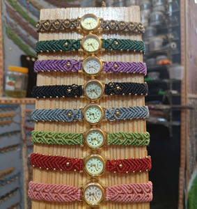 Pulsera de macramé ajustable con forma de flecha Simple, hilo mixto para fiesta de oficina o boda, regalo del Día DE LA República para amantes de la joyería - Product Image 4