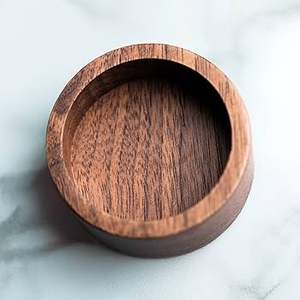 ภาชนะใส่เทียนไม้ทรงกลม เส้นผ่านศูนย์กลาง 12.5 ซม. สูง 2.5 ซม. เหมาะสำหรับเทเทียนหอม ชุด 4 ชิ้น - Product Image 6