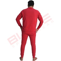 Set Hoodie dan Celana Jogger Ukuran Besar Blaze Fight Wear, Model Longgar, Berkerah, Pria, dengan List, 100% Katun, Cepat Kering, dan Bernapas