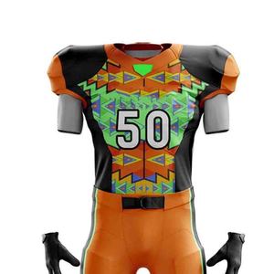 Tenues de football américain de style moderne en polyester respirant et léger pour l'entraînement et les matchs – Ensembles d'uniformes de football - Product Image 4