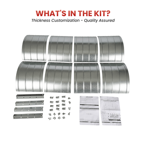 Jardinera Elevada para Exteriores, Jardinera de Metal Galvanizado para Vegetales y Flores GB023 - Product Image 3