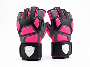 ถุงมือ MMA ดูเมลา อินเตอร์เนชั่นแนล อีโว สีดำชมพู หนังแท้ ป้องกันได้ทุกฤดู - Product Image 1