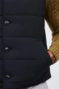 도매 야외 사용자 정의 로고 겨울 따뜻한 퀼트 패딩 재킷 소년 남성 조끼 및 조끼