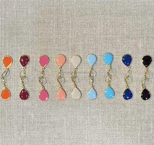 Boucles d'oreilles en résine transparente pour femmes Boucles d'oreilles acétiques indiennes tendance 2024 Bijoux - Product Image 1