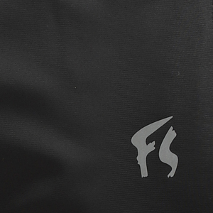 Shorts de sport pour homme noirs, séchage rapide, taille mi-haute élastique, avec poche latérale, polyester/coton - Product Image 4