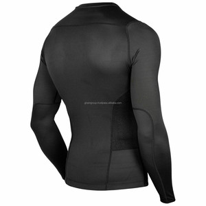 Ensemble unisexe GAF Jiu Jitsu Rash Guard T-shirt, pantalon et short, Muay Thai MMA UFC Boxe BJJ, vêtements de sport écologiques 180g - Product Image 3