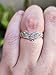 Handmade Dainty Band <b>Ring</b> Angel Hug Feather <b>Ring</b> in Sterling <b>Silver</b> for <b>Men</b> and Women Everyday Wear - Product Image 6