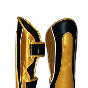 Espinilleras de Boxeo para Hombre, de Alta Calidad, Cómodas, de Cuero Artificial, Protección Profesional, Ligeras, con Calentadores de Carbono - Product Image 4