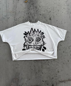 เสื้อยืดลายกราฟิกสำหรับผู้ชายคอเสื้อ100% คอตตอนแขนสั้นออกแบบได้ตามที่ต้องการ - Product Image 5