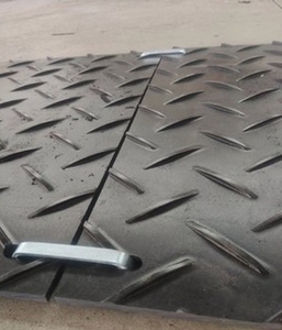 Havy Duty Flexible HDPE/UHMWPE滑り止めテクスチャ耐火防水構造一時的複合地マット草 - Product Image 5