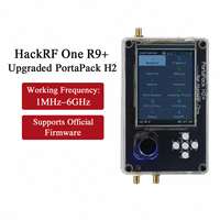 HackRF One R9 avec PortaPack H2 1MHz-6GHz SDR, kit complet de radio émetteur-récepteur logiciel 1MHz-6GHz avec LNA et 5 antennes