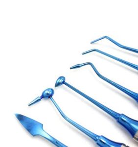 Espátula Manual Reutilizable de Acero Inoxidable 6 en 1 para Relleno de Resina Compuesta Dental, Clase I CE - Product Image 3