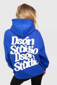 Sweat à capuche unisexe en polyester/coton, personnalisé pour homme, deux pièces, hiver, sport de plein air, décontracté, respirant, coupe ample, couvre-visage intégral - Product Image 5