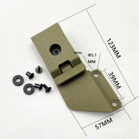360 °   Clip rotatif pour étui de couteau Kydex, attache de ceinture tactique pour étui de couteau à lame fixe d'extérieur, ajustement universel