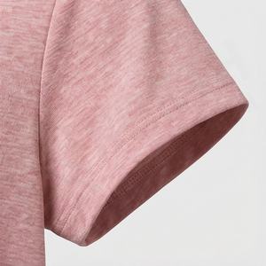 Colección de Verano, Camisetas Casuales de Alta Calidad para Mujer, Corte Ajustado, Ecológicas, Lisas, de Manga Corta, Precios al por Mayor, Nuevo Estilo - Product Image 6