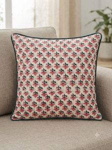 Premium 100% Cotton Handcrafted Anti-Bacteria Washable Luxury <b>Throw</b> <b>Pillow</b> Cover Customizable Floral/Portrait/Festival Patterns - Product Image 2