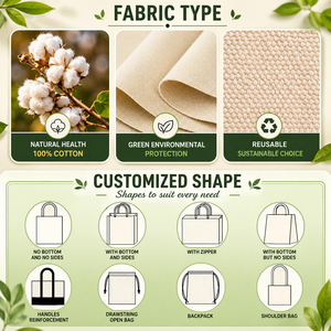 EcoDari Eco Friendly Cotton <b>Canvas</b> <b>Tote</b> Bag with Custom Printing for Shops Retail Packaging & Branding - Product Image 5