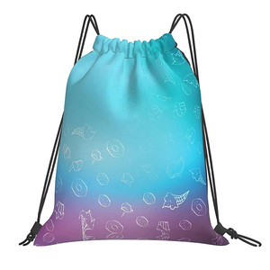 Bolsa Deportiva Personalizada con Cordón, Fabricada en Fábrica, Forro de Poliéster y Nailon Sólido, Impermeable, Lavable, Estilo Moderno - Product Image 4