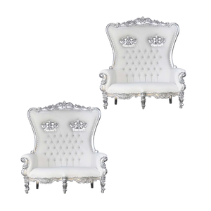 Fabricación en Indonesia Sillas de lujo para hoteles y bodas Sillas King Throne Sillas de doble trono Buena calidad - Product Image 5