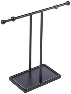 Metallic Wall Mounted Double T Hand Towel and Accessories Stand Towel Holder for Bath Towel <b>Bathroom</b> Accessories At Lowest Price - Product Image 5