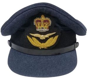 Gorra RAAF Gris Oscuro Heather Personalizable con Bordado 3D Azul Oscuro de Última Generación para Gorras y Sombreros de Exterior - Product Image 1