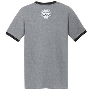 Camiseta Ringer de Peso Medio, Manga Corta, con Logotipo Personalizado, de Polialgodón - Product Image 5