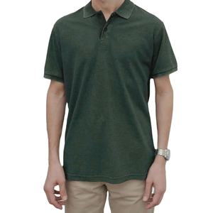 เสื้อโปโลผู้ชายคุณภาพสูง เสื้อโปโลผู้ชายสั่งทำพิเศษ ผ้าฝ้าย 100% เสื้อยืดแขนสั้น สกรีนโลโก้ตามสั่ง บริการ OEM เสื้อโปโลลำลองผู้ชาย - Product Image 2