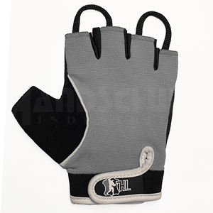 Gants de musculation professionnels gris et noirs avec rembourrage amélioré de la paume |   Poignée antidérapante de qualité supérieure pour un équipement de musculation ultime - Product Image 4