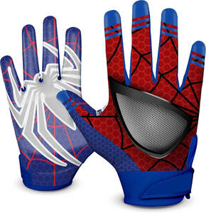 Guantes de Fútbol Americano Profesionales, Transpirables, Antideslizantes, Ligeros, Unisex, Personalizables, de Látex - Product Image 5