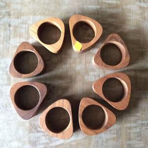 Porta Servilletas Rústico de Madera Maciza, Organizador de Servilletas Hecho a Mano para Mesa de Comedor, Cocina, Decoración del Hogar - Product Image 1