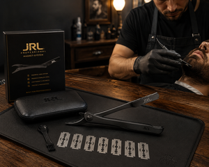 Navaja de Afeitar Magnética Recta de Acero Inoxidable JRL, Herramienta de Afeitado de Alta Calidad, Logotipo Personalizado, Empaque a Color - Product Image 4