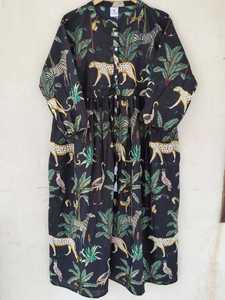 Wholesale Cotton Boho <b>Dresses</b> for Women Fancy Printed Maxi <b>Dress</b> Fit and Flare Beach Wear <b>Dress</b> Bulk India Export - Product Image 2