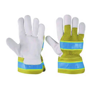 Guantes de Seguridad de Cuero Vacuno de Alta Calidad con Función Anticorte, Gran Venta a un Precio Económico - Product Image 3