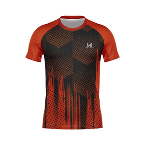 Custom Quick Dry 100% Cotton O Neck <b>T</b> <b>Shirts</b> Sublimation Printing Gradient Pattern Casual Regular Fit <b>Half</b> <b>Sleeve</b> <b>Shirts</b> for Men - Product Image 2