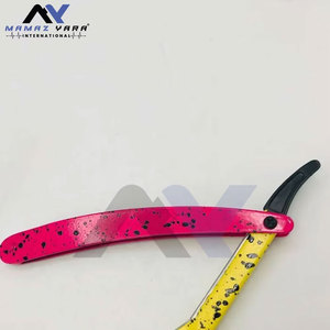 Rasoir de barbier professionnel, logo personnalisé, lame remplaçable, acier inoxydable recouvert de papier, rasoir professionnel personnalisable - Product Image 3