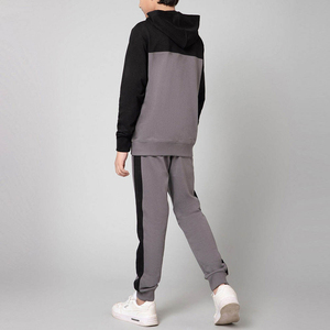 High Quality Kids <b>Tracksuit</b> 100% Polyester Breathable Solid Pattern Acid Wash Plus Size Custom Logo Printing OEM Service - Product Image 6