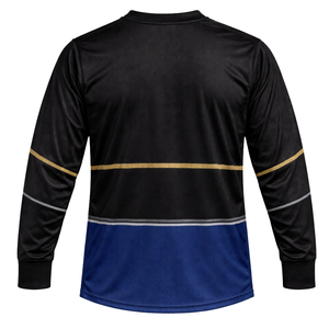 Classic <b>Paintball</b> Jersey Three Tone Stripe Sublimation Long Sleeve Breathable Mesh Team Wear Professional Sports Uniform Gear - Product Image 3