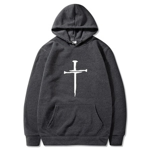 เสื้อฮู้ดดี้คู่รักชายหญิง ผ้าฝ้าย 100% สำหรับฤดูหนาว แบบปักลายได้ตามต้องการ ทรงโอเวอร์ไซส์ สไตล์สตรีทแวร์ - Product Image 5