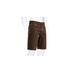 Shorts Bermuda en toile pour homme, taille haute, fermeture boutonnée, couleur unie, décontracté, respirant, coupe confortable - Product Image 4