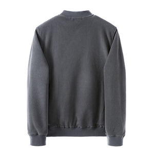 Sudadera con capucha personalizada de algodón 100% de alta calidad para hombre, estilo urbano, con media cremallera, tipo jersey, oversize, para invierno - Product Image 5
