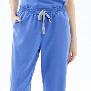 Ensemble de tenues médicales extensibles pour femmes, col en V, uniforme d'infirmière, vêtements de travail pour hôpital, clinique, dentisterie, pantalon de jogging, personnalisable avec logo - Product Image 5
