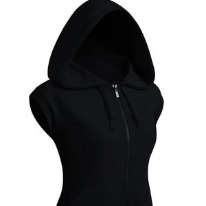 Sudaderas sin Mangas Personalizadas para Hombre, Estilo Fitness, Mezcla de Algodón, Ropa Deportiva Atractiva para Invierno, Teñido Liso - Product Image 4