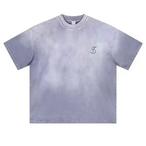 Camiseta de Manga Corta para Hombre, Corte Ajustado, Efecto Desgastado por el Sol, Nueva Llegada, Diseño Personalizado - Product Image 1