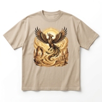 T-shirt Cosmic Anvil Blacksmith |   T-shirt en coton lourd noir mat 240 GSM avec imprimé Galaxy Forge Swirl