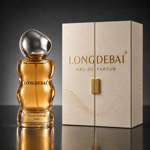 Perfume Bottle Manufacturer Crimp Empty Perfume Bottle 30Ml 50Ml Irregular Custom Fragrance Bottle Luxury <b>Glass</b> Perfume Bottle - Product Image 1