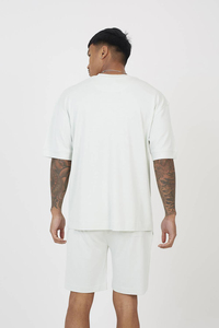 Men's Plain <b>Set</b> Breathable Summer <b>Set</b> Custom Logo Blank Cotton Street Wear Fitness wear Lightweight Quick dry Oversized 2026 - Product Image 5
