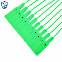 Échantillon gratuit YSD-PS : Étiquette de sécurité en plastique jetable anti-effraction avec logo personnalisé et numéro de série