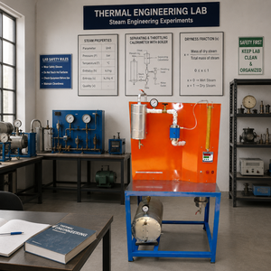 Calorímetro Separador y Regulador de Presión de Primera Calidad con Caldera para Laboratorio de Ingeniería Mecánica |   Equipo de Prueba para Medir la Calidad del Vapor - Product Image 2