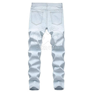Nouveau style de jeans déchirés pour hommes, pour usage extérieur, de qualité supérieure, couleur unie, jeans déchirés pour hommes - Product Image 2